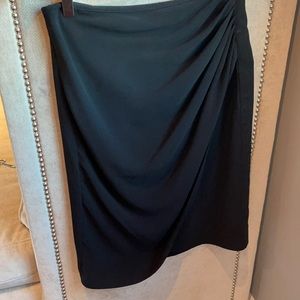Armani Collezioni drape front skirt
